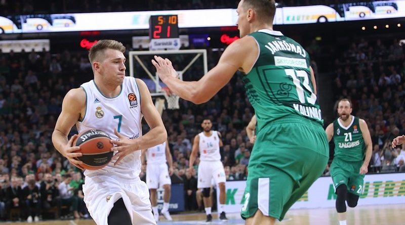 doncic en el encuentro real madrid zalgiris