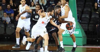 toney douglas contra facu campazzo en partido darussafaka real madrid 24 segundos en blanco