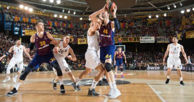 ante tomic defendido por felipe reyes fc barcelona lassa real madrid euroliga 24senblanco