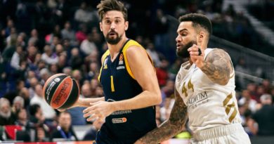 Jeff Taylor defiende a Shved Khimki Real Madrid