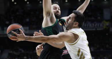 campazzo y calathes en el real madrid panathinaikos