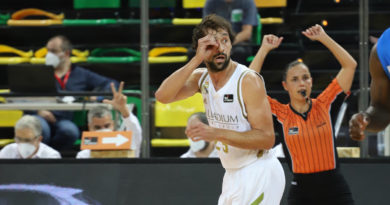 llull anota un triple en el acunsa guipuzcoa real madrid inicio liga 2020 2021