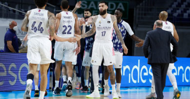 primer partido de la eliminatoria de cuartos de final de liga endesa 2020-21 real madrid gran canaria 24senblanco