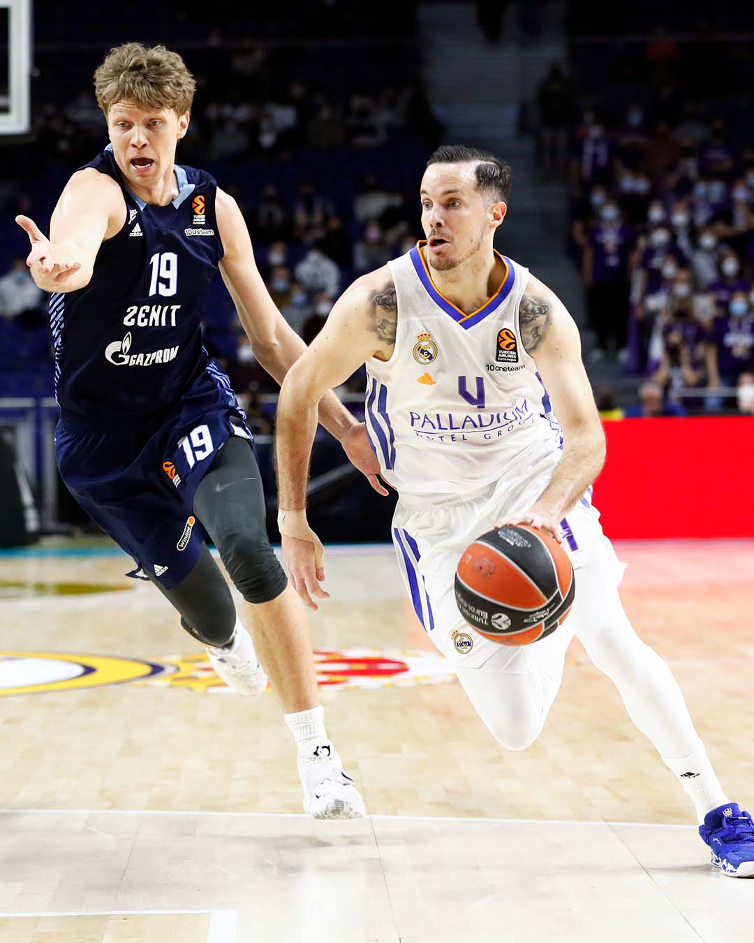 thomas heurtel vs kuzminskas real madrid zenit euroleague 2021-22