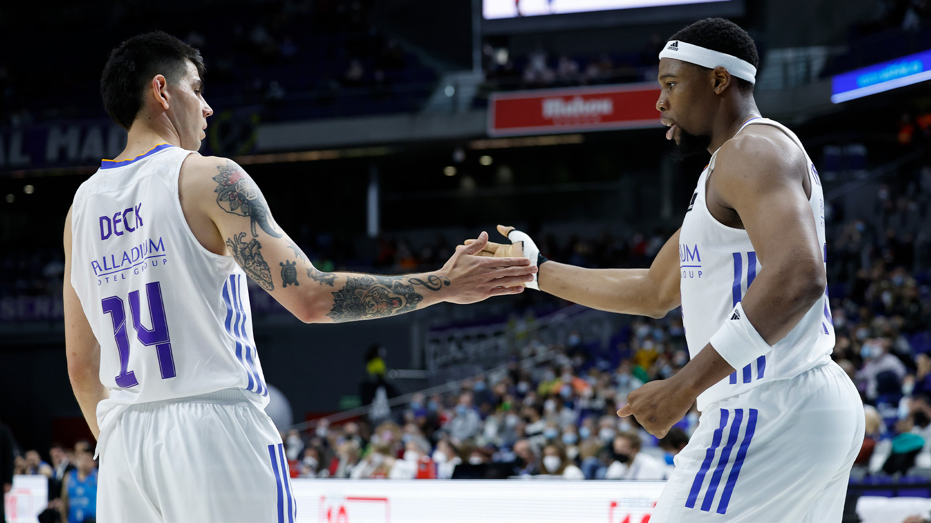 Deck y Yabusele previa Panathinaikos Real Madrid jornada 33 Euroliga